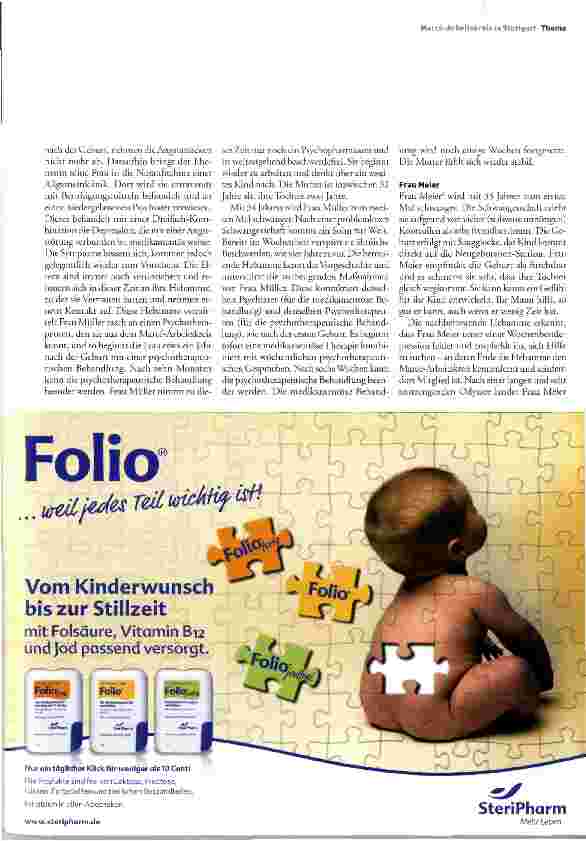 Vorschauseite 3: Interdisziplinär vernetzen - zum Nutzen der Frauen