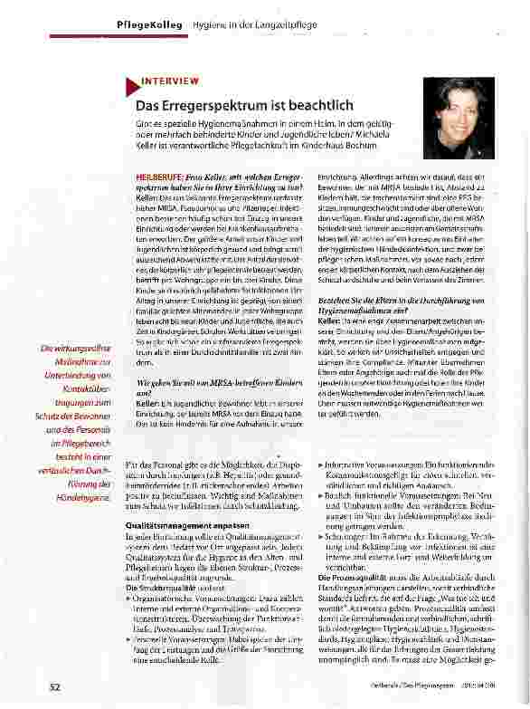 Vorschauseite 3: Hygiene zwischen Vorschrift und Privatsphäre