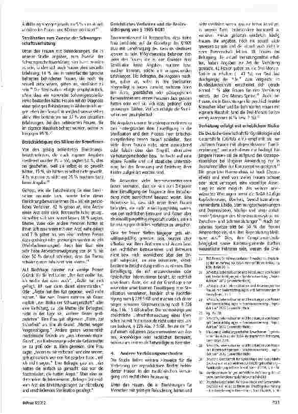 Vorschauseite 5: Zur Einflussnahme rechtlicher Betreuerinnen und Betreuer auf die Verhütung und Familienplanung der Betreuten