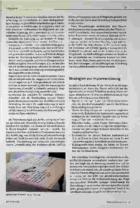 Vorschauseite 5: Wollen oder können Sie nicht? © Gesundheitskompetenz von Patienten und die Vermittlung von Wissen und Können im Unterricht