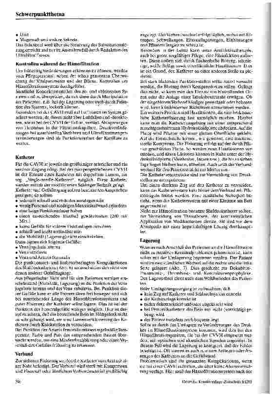 Vorschauseite 5: Hämofiltration