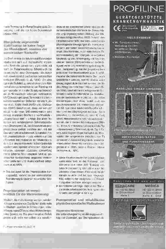 Vorschauseite 2: Postoperative und rehabilitative Physiotherapie nach nicht zusätzlich instrumentierten Bandscheibenoperationen (Nukleotomie, Hemilaminektomie, Laminektomie)