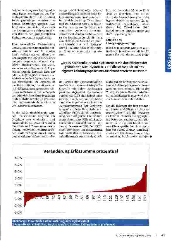 Vorschauseite 3: Wenig Aufregung -interessante Veränderungen
