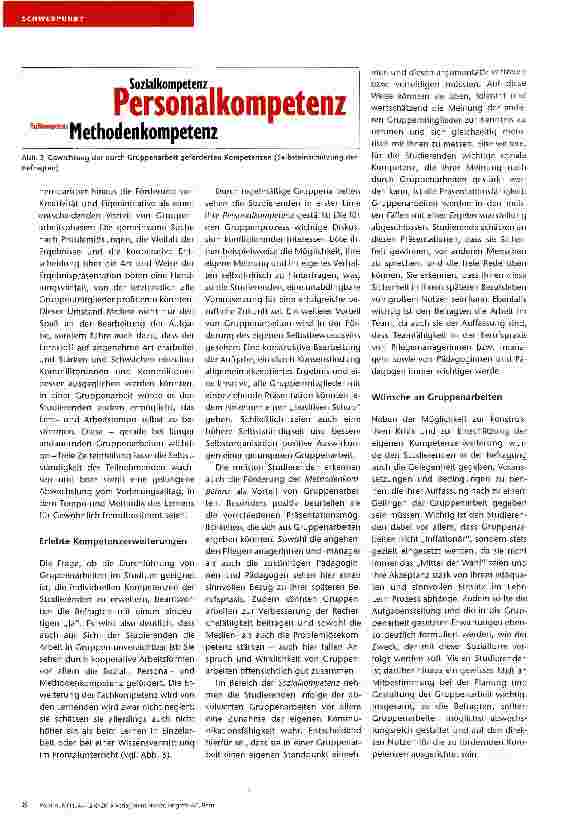 Vorschauseite 5: Gruppenarbeit im Studium