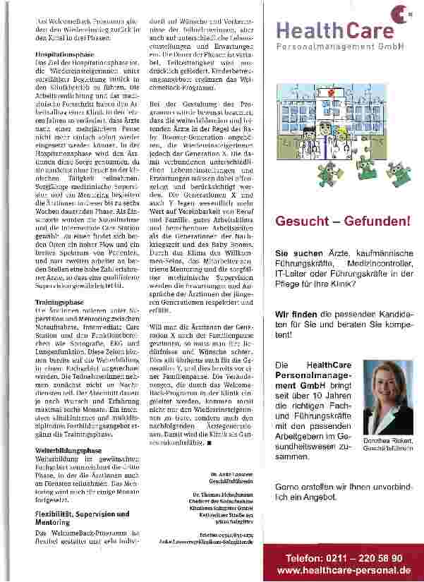 Vorschauseite 3: Zurück in den Kittel
