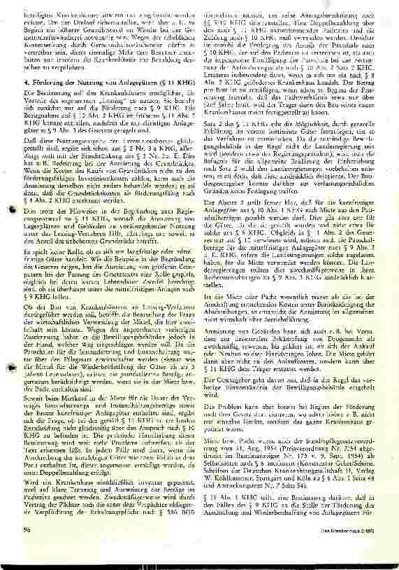 Vorschauseite 4: Wichtige Einzelfragen aus der Praxis der KHG