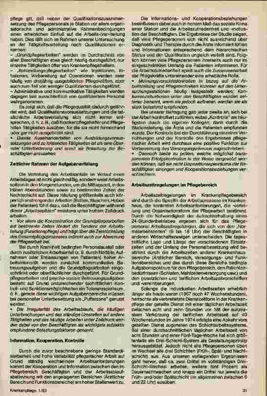 Vorschauseite 2: Problembereiche in der Krankenpflege (1.Teil)