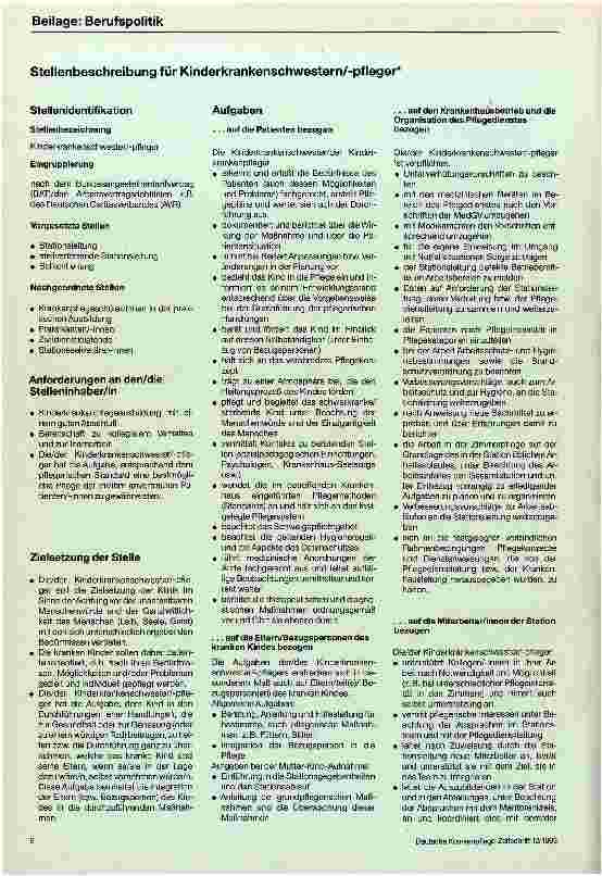Vorschauseite 5: Die Stellenbeschreibung als Instrument der Personalführung Grundausbildung,mittlere Führungsebene, Fort-u.Weiterbildung, Schulpersonal