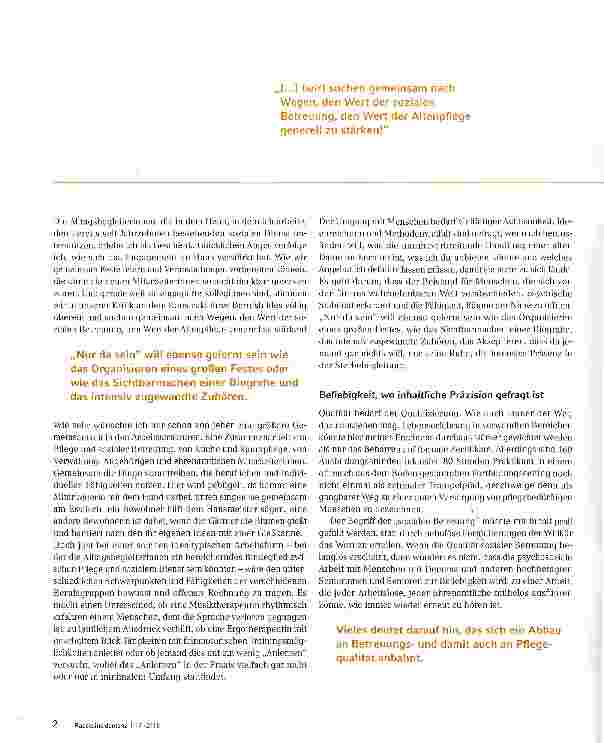 Vorschauseite 2: Wider den Ausverkauf der sozialen Betreuung!