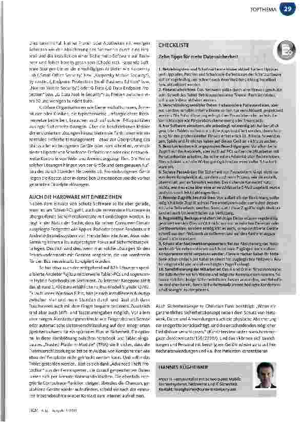 Vorschauseite 2: Sicherer mit Tablet-Rechnern arbeiten