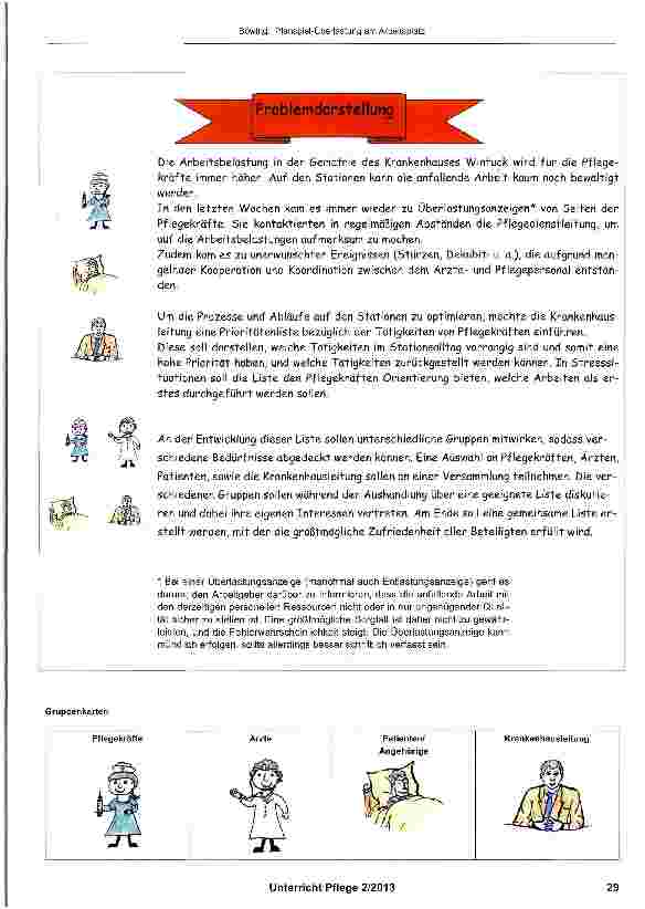 Vorschauseite 2: Planspiel: Überlastung am Arbeitsplatz