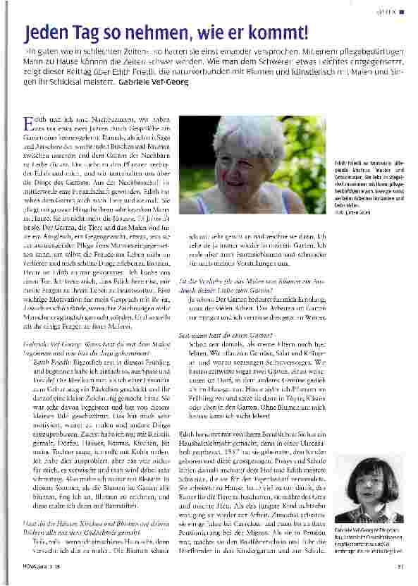 Vorschauseite 1: Jeden Tag so nehmen, wie er kommt!