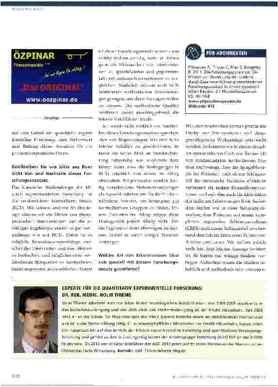 Vorschauseite 3: Die Forschungspyramide: wirklichkeitsnahe Evidenz für die Praxis