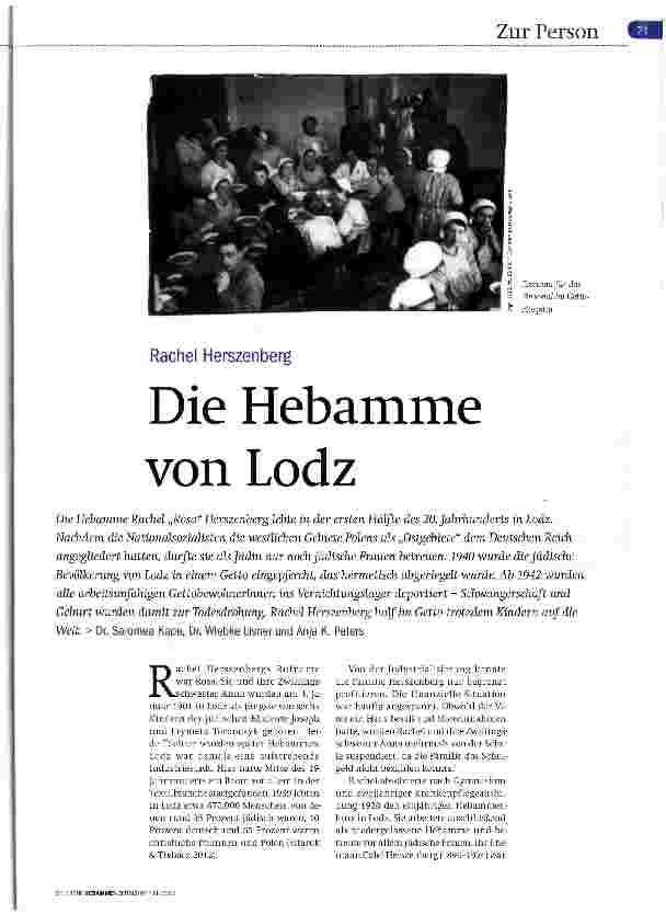 Vorschauseite 1: Die Hebamme von Lodz