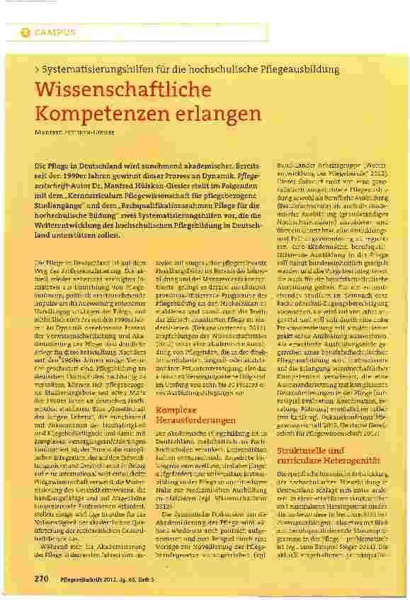 Vorschauseite 1: Wissenschaftliche Kompetenzen erlangen