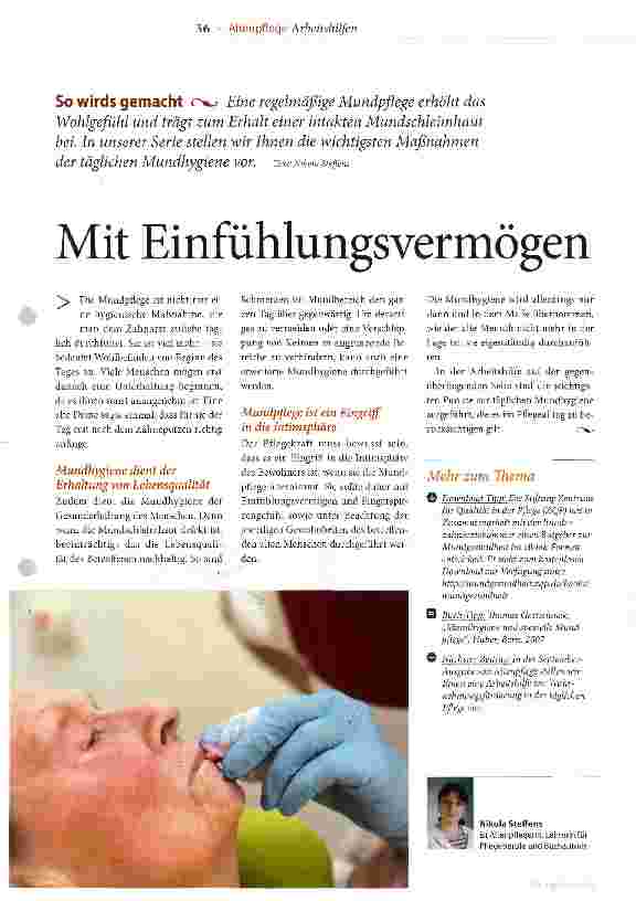 Vorschauseite 1: Mit Einfühlungsvermögen