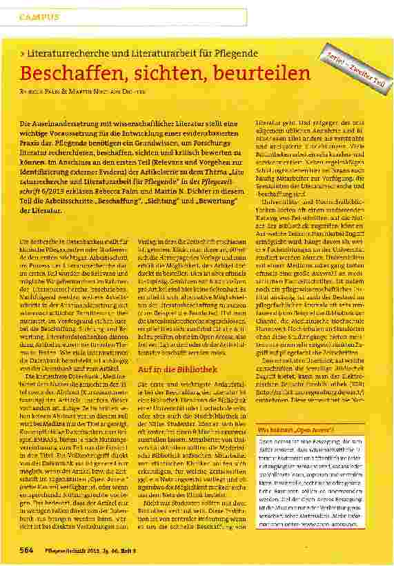 Vorschauseite 1: Beschaffen, sichten, beurteilen