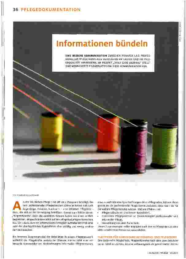 Vorschauseite 1: Informationen bündeln