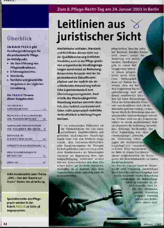 Vorschauseite 1: Leitlinien aus juristischer Sicht