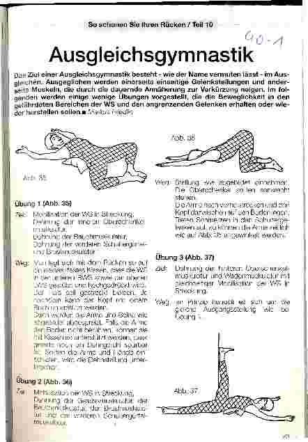 Vorschauseite 1: Ausgleichsgymnastik
