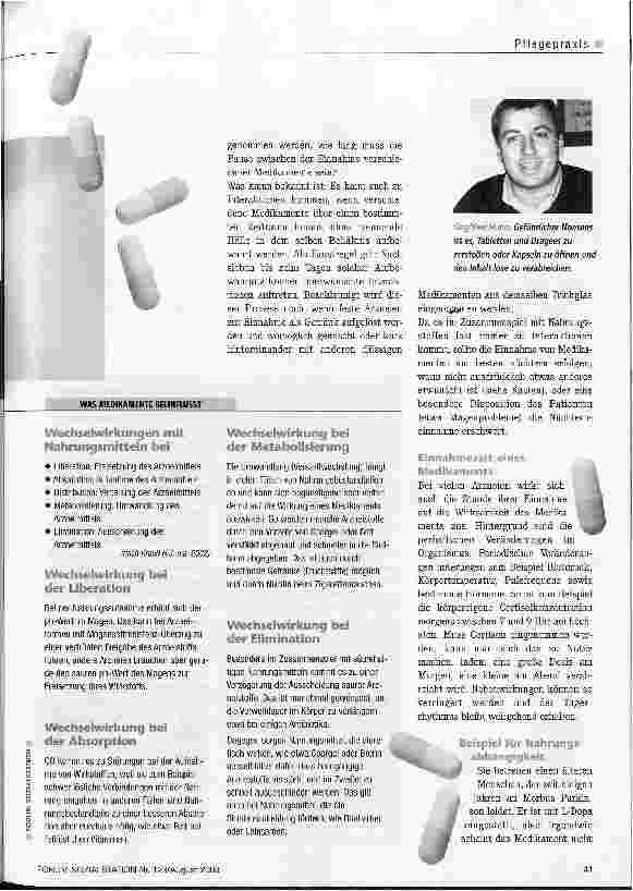 Vorschauseite 2: Auf die Einnahme kommt es an Medikamente richtig verabreichen