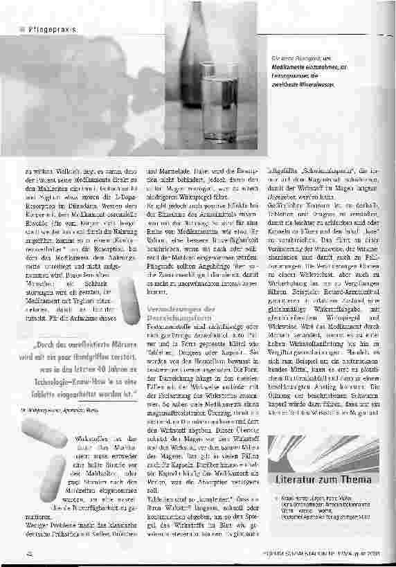 Vorschauseite 3: Auf die Einnahme kommt es an Medikamente richtig verabreichen