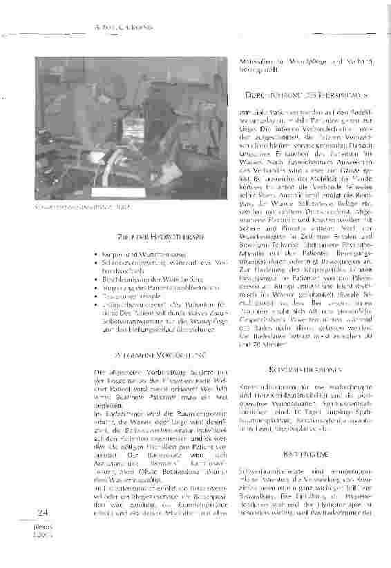 Vorschauseite 2: Hydrotherapie als integraler Bestandteil der täglichen Wundversorgung von Schwerbrandverletzten