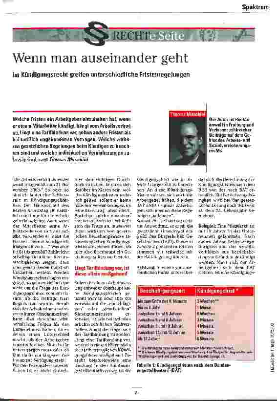 Vorschauseite 1: Wenn man auseinander geht