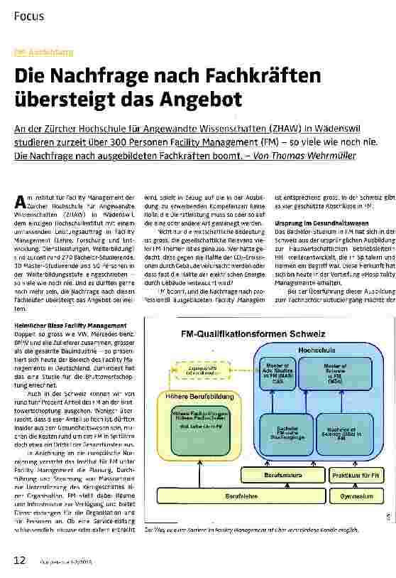Vorschauseite 1: Die Nachfrage nach Fachkräften übersteigt das Angebot