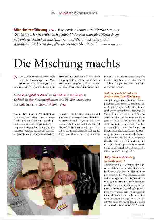Vorschauseite 1: Die Mischung machts