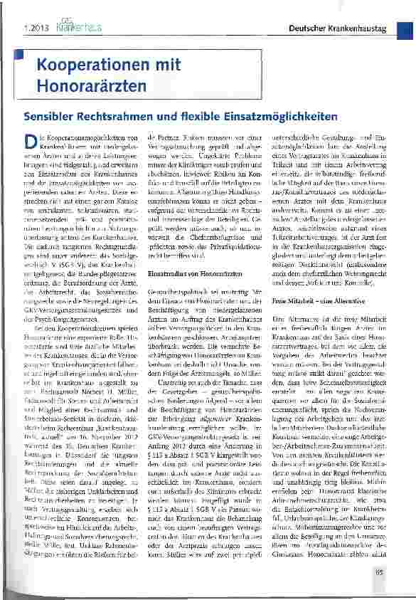Vorschauseite 1: Sensibler Rechtsrahmen und flexible Einsatzmöglichkeiten