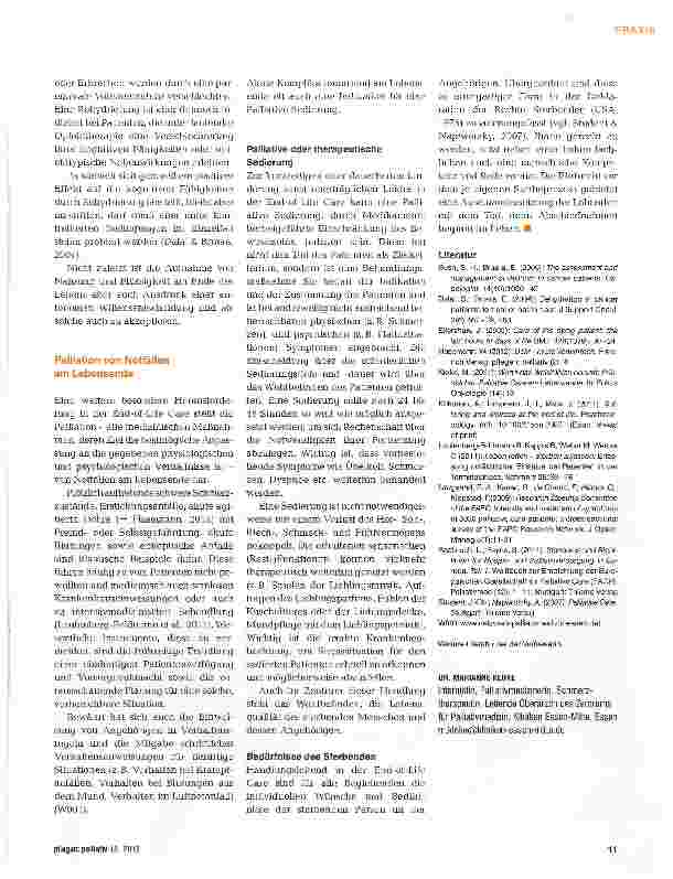Vorschauseite 4: Herausforderung End-of-Life Care