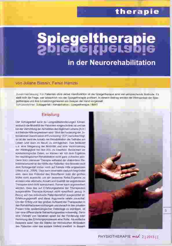 Vorschauseite 1: Spiegeltherapie