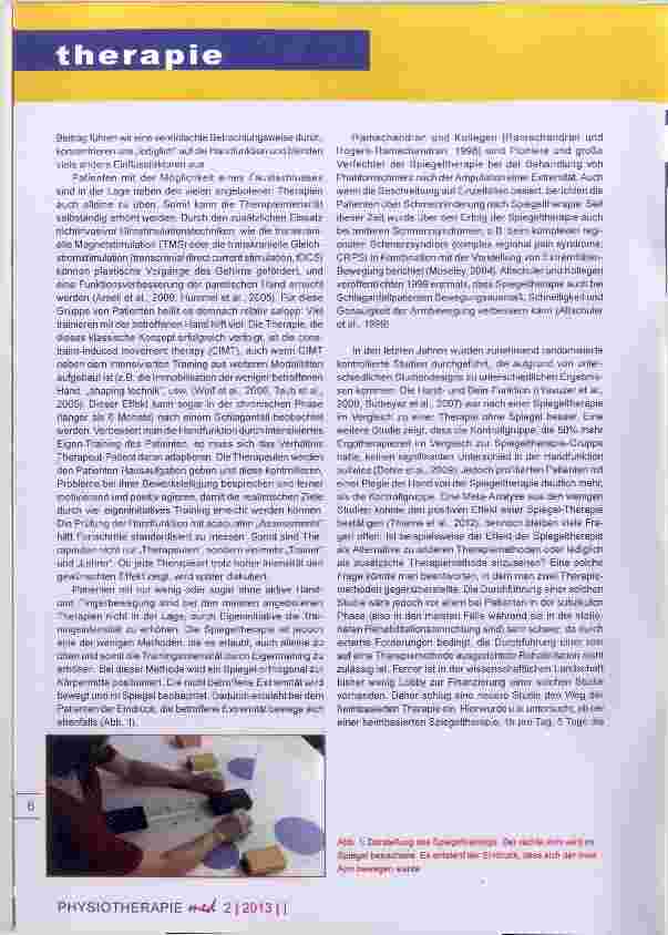 Vorschauseite 2: Spiegeltherapie