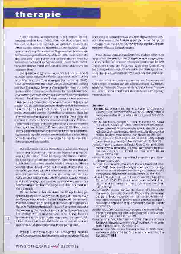 Vorschauseite 4: Spiegeltherapie