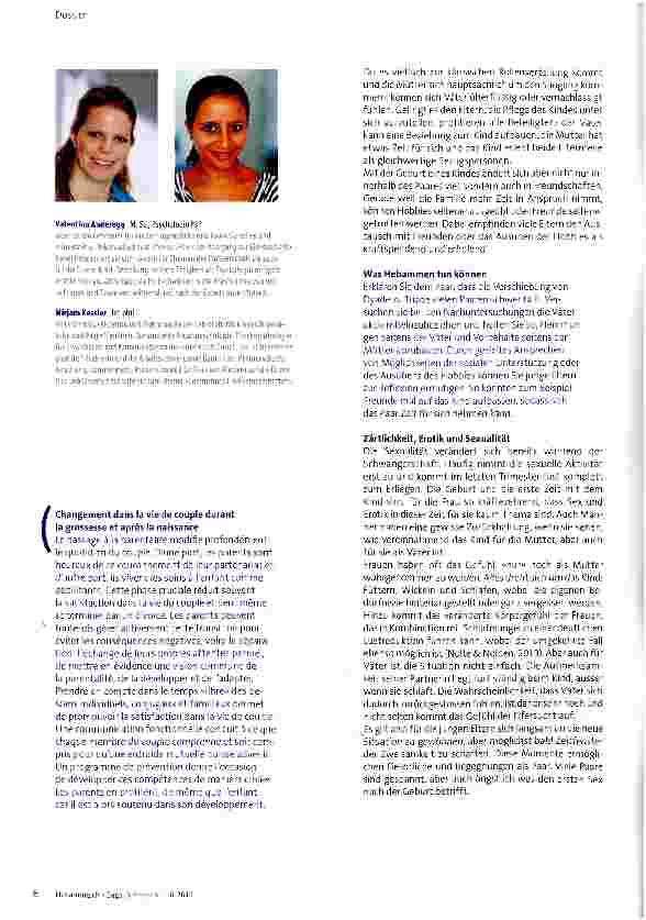 Vorschauseite 3: Veränderung der Partnerschaft während der Schwangerschaft und nach der Geburt