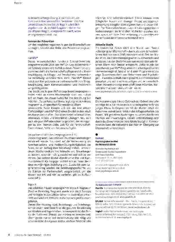Vorschauseite 5: Veränderung der Partnerschaft während der Schwangerschaft und nach der Geburt