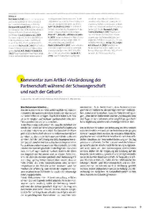 Vorschauseite 6: Veränderung der Partnerschaft während der Schwangerschaft und nach der Geburt
