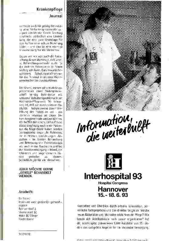Vorschauseite 6: Normaler Umgang mit außergewöhnlichen Menschen - keine Utopie, sondern Wirklichkeit