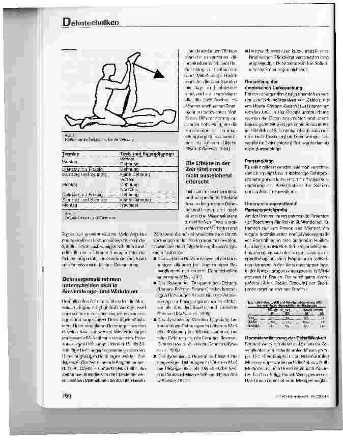 Vorschauseite 3: Zur Effektivität verschiedener Dehntechniken unter besonderer Berücksichtigung von Seitenunterschieden