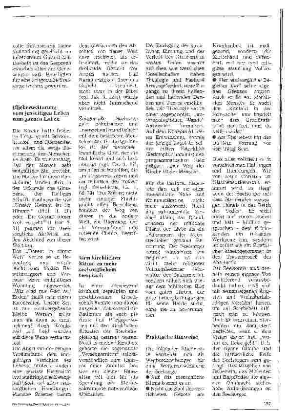 Vorschauseite 2: Die seelsorgliche Begleitung schwerkranker und sterbender Menschen