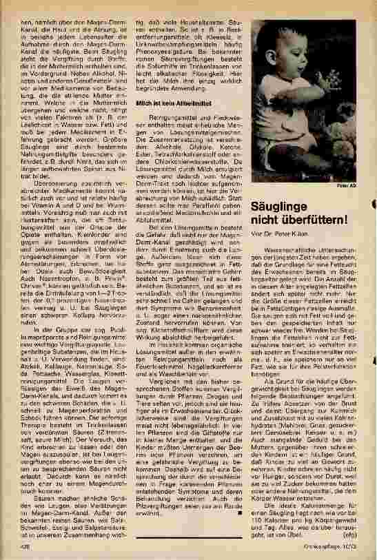 Vorschauseite 2: Vergiftungen im Kindesalter