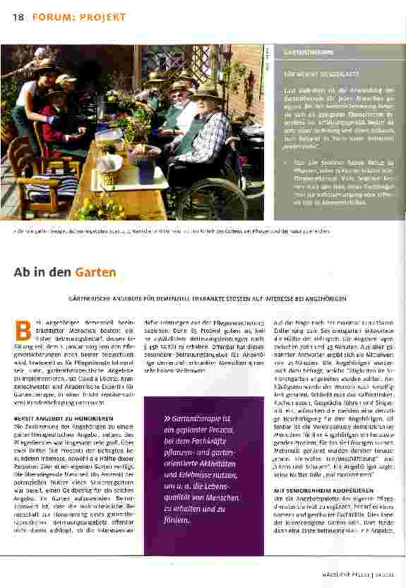 Vorschauseite 1: Ab in den Garten
