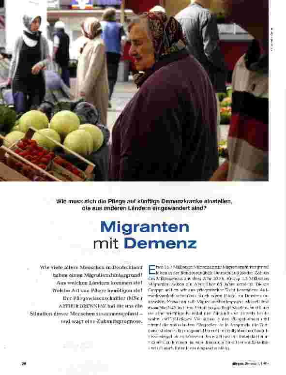 Vorschauseite 1: Migranten mit Demenz