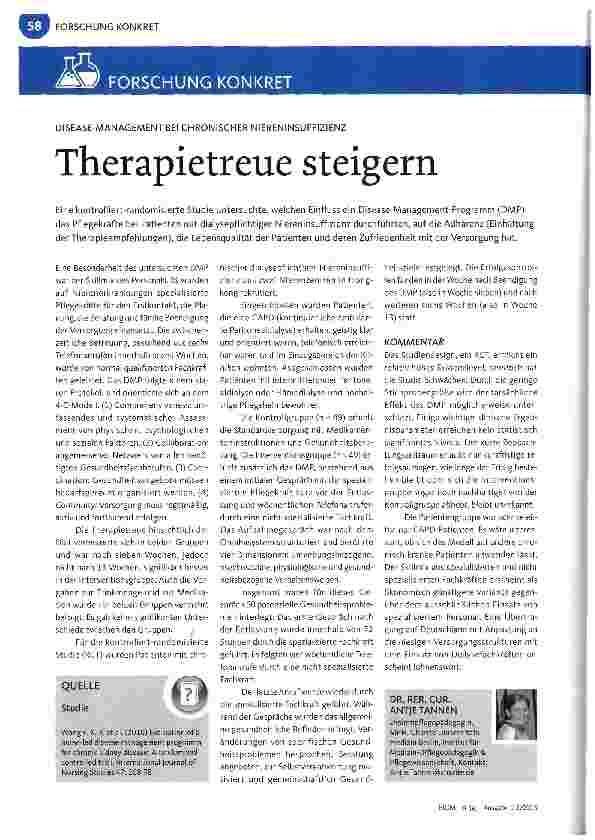 Vorschauseite 1: Therapietreue steigern