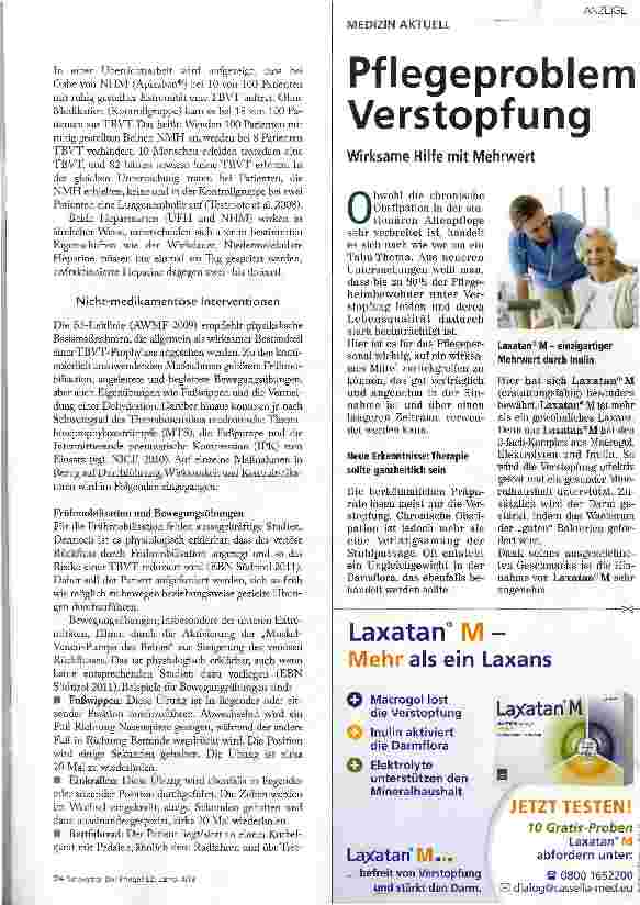 Vorschauseite 4: THROMBOEMBOLIE: SO KÖNNEN SIE VORBEUGEN