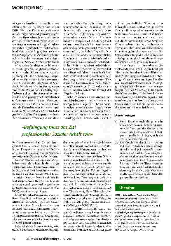 Vorschauseite 2: Zwischen Sozialarbeitswissenschaft und soziokultureller Halbwissenschaft