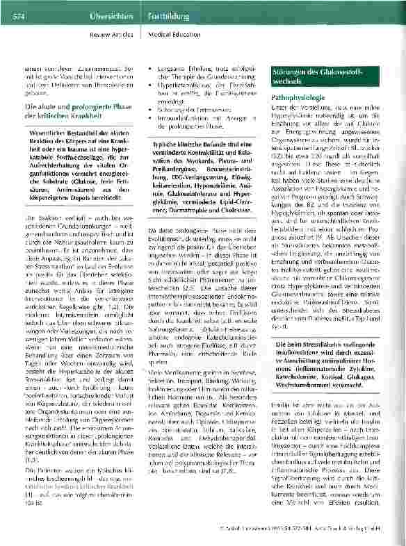 Vorschauseite 2: Einstellung des Blutzuckers beim Intensivpatienten
