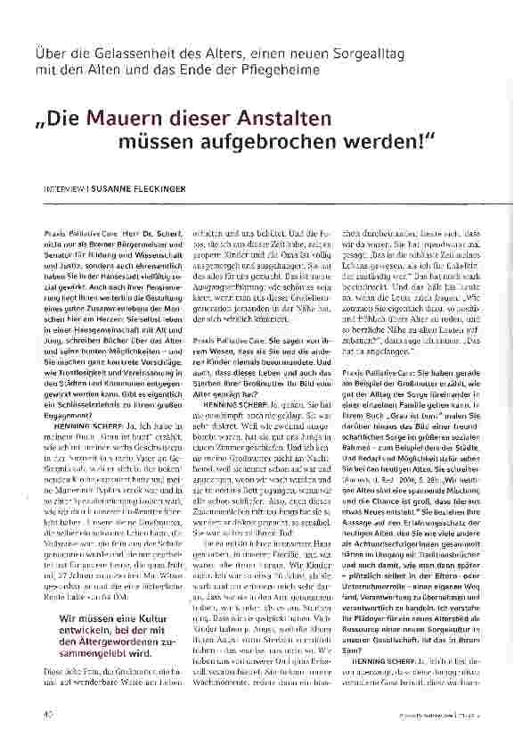 Vorschauseite 1: Die Mauern dieser Anstalten müssen aufgebrochen werden!