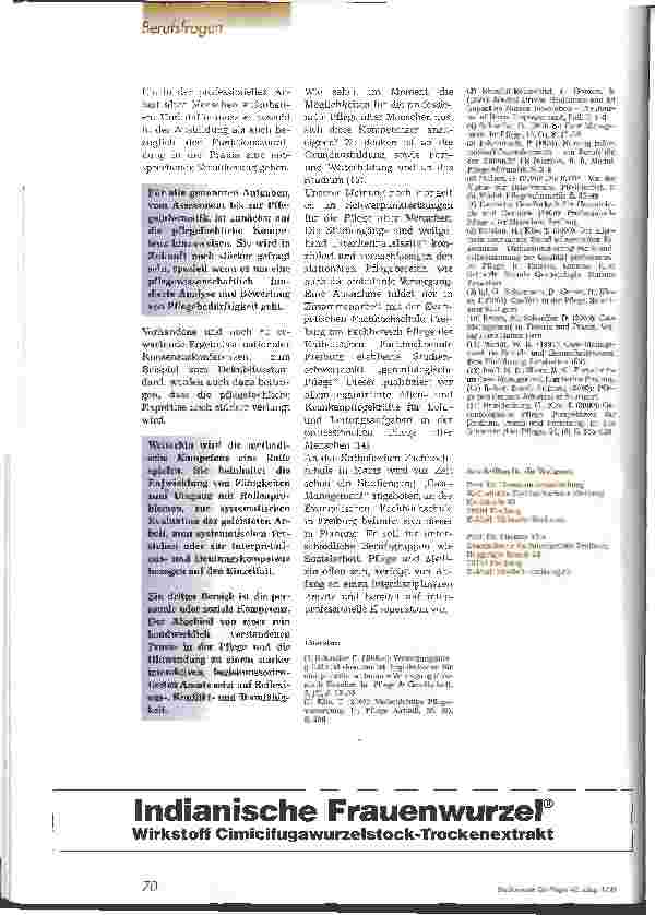 Vorschauseite 3: Aufgabenfelder & Kompetenzprofile in der professionellen Pflege alter Menschen Teil 2